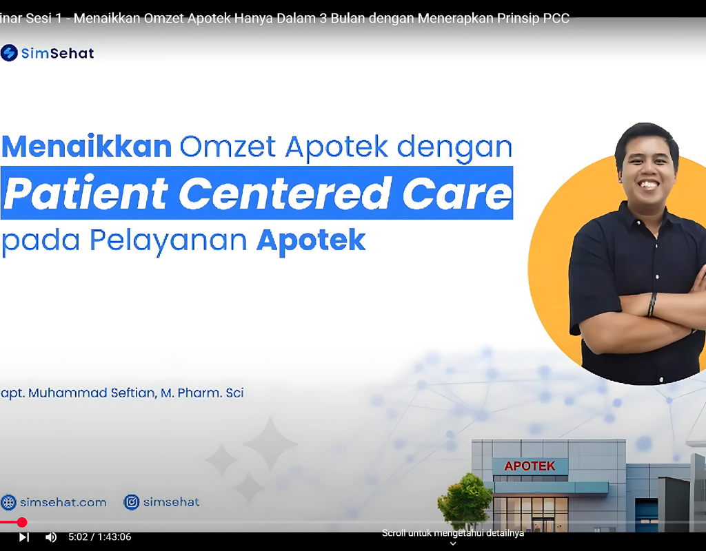 Webinar Farmasi 2025 Simsehat: Antusiasme Tinggi dalam Bahas Strategi PCC untuk Apotek